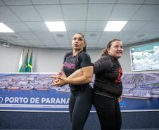 Aulão traz noção de defesa pessoal para mulheres da Portos do Paraná