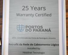 Retrofit tecnológico gera dois certificados para a Portos do Paraná