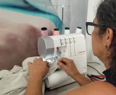 Curso gratuito de Corte e Costura da Portos do Paraná segue até agosto