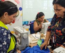 Curso gratuito de Corte e Costura da Portos do Paraná segue até agosto