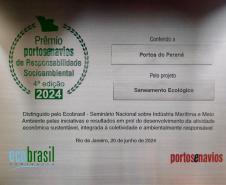 Portos do Paraná vence prêmio Portos e Navios de Responsabilidade Socioambiental