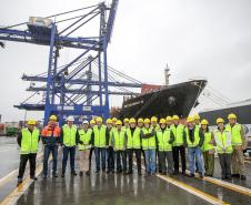 Porto de Paranaguá recebe visita técnica do Movimento Pró-Paraná