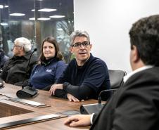Estrutura da malha ferroviária do complexo portuário é apresentada a equipe técnica do Governo Federal