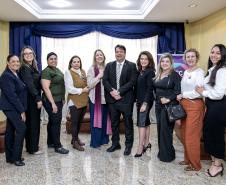Portos do Paraná é apresentada a grupo de empresários do Leste do Estado - Com palestra e visita técnica, cerca de 80 comerciantes, industriais e prestadores de serviço puderam ver de perto as potencialidades dos Portos de Paranaguá e Antonina