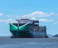 Poluição atmosférica de navios diminui no Porto de Paranaguá