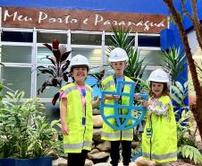 Portos do Paraná realiza ação com filhos de portuários em homenagem ao Dia das Crianças