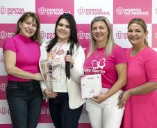 Portuários do Paraná doam cabelos para campanha Outubro Rosa