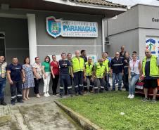 Cestas básicas arrecadadas na Corrida do Porto são distribuídas em Paranaguá
