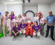 Pacientes da Unidade Erasto Gaertner recebem doações da Corrida do Porto
