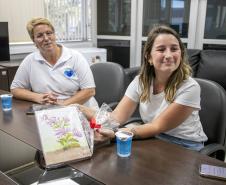 Pintura marca parceria da Portos do Paraná com o Lar de Idosos São Vicente de Paulo