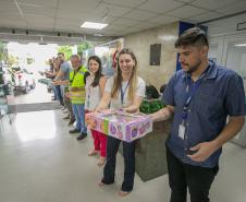 Natal Solidário da Portos do Paraná arrecada 1,2 mil brinquedos