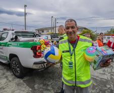 Natal Solidário da Portos do Paraná arrecada 1,2 mil brinquedos