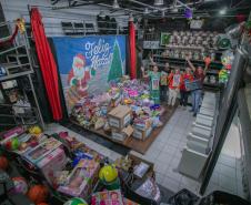 Natal Solidário da Portos do Paraná arrecada 1,2 mil brinquedos