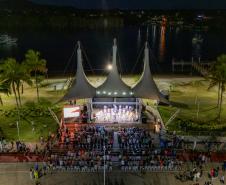 Concerto-show da Marinha celebra os 90 anos do Porto de Paranaguá
