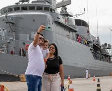 Navio de Guerra da Marinha recebe 750 visitantes