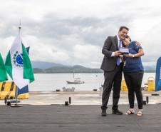 Governador anuncia investimento de R$ 1 bi no Píer em "T" na festa dos 90 anos do Porto de Paranaguá