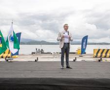 Governador anuncia investimento de R$ 1 bi no Píer em "T" na festa dos 90 anos do Porto de Paranaguá