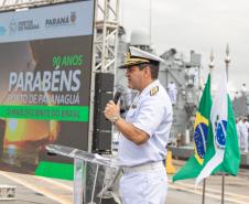 Governador anuncia investimento de R$ 1 bi no Píer em "T" na festa dos 90 anos do Porto de Paranaguá