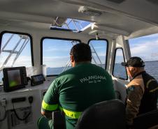 Pela primeira vez, navio de cruzeiro é ancorado próximo à Ilha do Mel