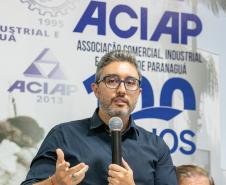 Portos do Paraná participa de debate na Aciap em prol de melhorias para a cidade
