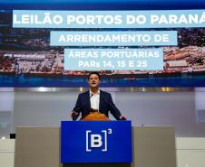 Leilões de áreas portuárias movimentam R$ 855 milhões em outorgas e garantem R$ 2,2 bilhões em investimentos no Paraná