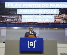 Leilões de áreas portuárias movimentam R$ 855 milhões em outorgas e garantem R$ 2,2 bilhões em investimentos no Paraná