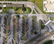 Porto de Paranaguá recebe o maior volume de caminhões da história no Pátio de Triagem