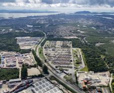 Porto de Paranaguá recebe o maior volume de caminhões da história no Pátio de Triagem