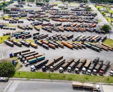 Porto de Paranaguá recebe o maior volume de caminhões da história no Pátio de Triagem