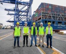 Deputado Ney Leprevost conhece obras do Moegão e novos arrendamentos no Porto de Paranaguá