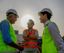 Deputado Ney Leprevost conhece obras do Moegão e novos arrendamentos no Porto de Paranaguá