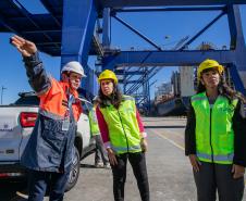 Vice-cônsul dos EUA em São Paulo visita o Porto de Paranaguá