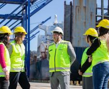Vice-cônsul dos EUA em São Paulo visita o Porto de Paranaguá