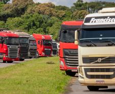 Porto de Paranaguá recebe o maior volume de caminhões da história no Pátio de Triagem