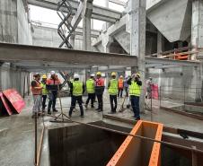 Engenharia pioneira do Moegão atrai autoridades portuárias brasileiras