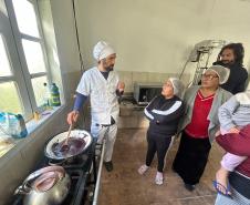 Portos do Paraná promove oficina gastronômica com açaí juçara na Ilha do Amparo