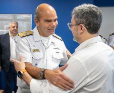 Portos do Paraná recebe a mais alta autoridade da Marinha do Brasil