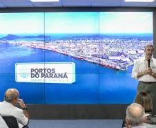 Portos do Paraná recebe a mais alta autoridade da Marinha do Brasil
