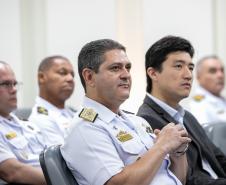 Portos do Paraná recebe a mais alta autoridade da Marinha do Brasil