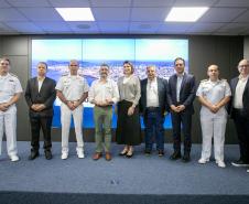 Portos do Paraná recebe a mais alta autoridade da Marinha do Brasil