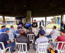 Dia nacional do caminhoneiro é comemorado no Pátio de Triagem da Portos do Paraná 