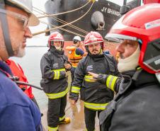 Simulado no Porto de Paranaguá reforça preparo contra emergências