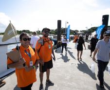 Litoral do Paraná recebe cruzeiro de luxo com passageiros da Europa e EUA