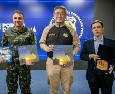 Coronéis do curso de alta administração do Exército visitam o Porto de Paranaguá