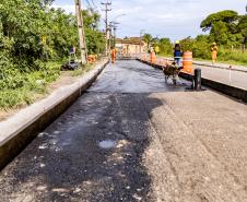 Portos do Paraná inicia pavimentação em concreto da Avenida Conde Matarazzo, em Antonina