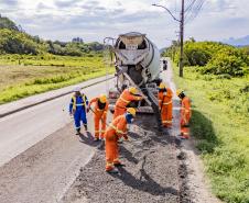 Portos do Paraná inicia pavimentação em concreto da Avenida Conde Matarazzo, em Antonina
