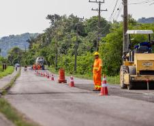 Portos do Paraná inicia pavimentação em concreto da Avenida Conde Matarazzo, em Antonina