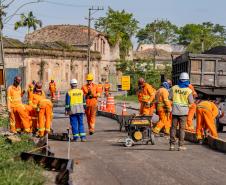 Portos do Paraná inicia pavimentação em concreto da Avenida Conde Matarazzo, em Antonina