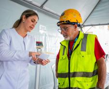 Novembro Azul chega ao Porto de Paranaguá com testes e orientações de saúde