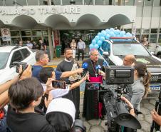 Imagem de Nossa Senhora do Rocio é recebida com homenagens no Porto de Paranaguá